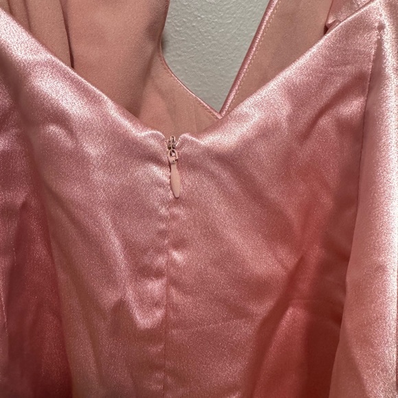 SUPERDOWN X Chantel Jeffries Alissa Wrap Dress in Pink - Picture 8 of 9